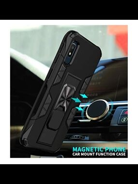 LeYi Universal Black Magnetic Phone Case with Car Mount Function